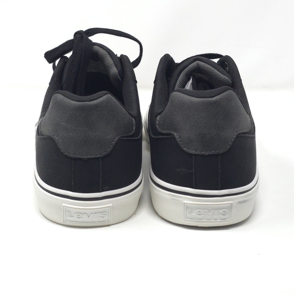 Levi’s Drive Lo Black Synthetic Leather Lace-Up Sneakers Size 11M - Picture 4 of 11